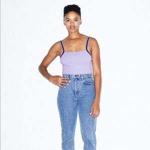 American Apparel Lavender Bodysuit